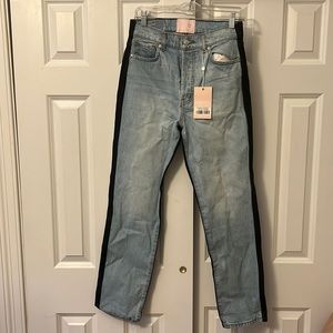revive two toned jeans ex boyfriend style in Harlow wash